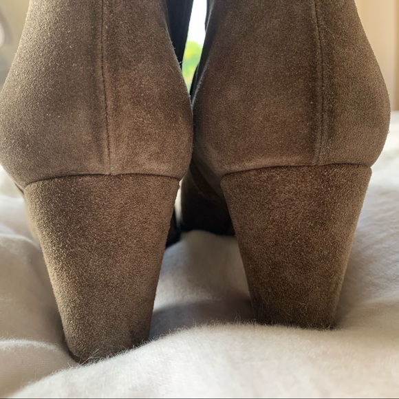 Madewell olive suede booties - Picture 4 of 6
